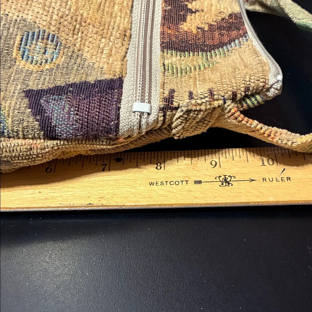 Multicolor Patterned vintage Women's shoulder carpet Bag